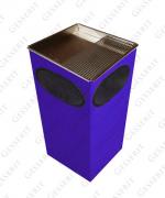 GESSERIT D 250 RAL, egyedi RAL színű, álló, fém, acél, kombinált, hamutartó 25 literes hamutartós szemetes kuka hulladékgyűjtő, csikkgyűjtő