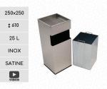 álló hamutartó  250 X 610 ↕ 25 L