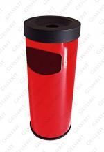 Barna szemetes  Ø 250 X 610 ↕ 15 L Acél A kívánt