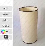 Beltéri irodai kuka  Ø 310 X 600 ↕ 40 L Acél A kívánt