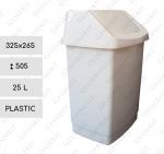 Billenőfedeles Kuka  325 X 265 X 505 ↕  25 L Műanyag