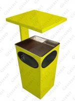 Dohányzó szemetes kuka  250 X 900 ↕ 25 L Acél