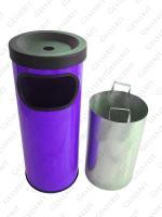 Fekete szemetes  Ø 310 X 800 ↕ 40 L Acél A kívánt