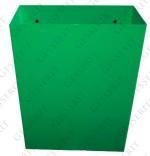 Fekete szemetes  345 X 145 X 490 ↕  24 L Acél