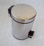 Fém pedálos hulladékgyűjtő  Ø 292 X 450 ↕ 20 L Rozsdamentes acél Tükrös,