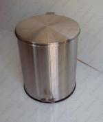 Fém pedálos szemetes  Ø 310 X 490 ↕ 30 L Rozsdamentes acél Csiszolt,