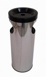 Hamutartós kuka, szemetes Ø 310 X 800 ↕ 40 L Rozsdamentes acél Tükrös, Hamutartós kuka, szemetes Ø 310 X 800 ↕ 40 L Rozsdamentes acél Tükrös,