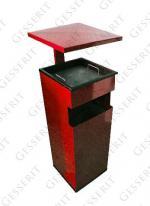 Hamutartós kuka, szemetes, hulladékgyűjtő  250 X 250 X 910 ↕  25 L Acél