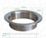 Inox fürdőszobai hulladékgyűjtő  Ø 155 X 50 ↕  Rozsdamentes acél Csiszolt, Szatén