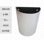 Inox kuka  300 X 145 X 400 ↕  15 L Rozsdamentes