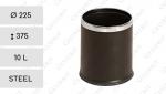 Kuka  Ø 225 X 375 ↕ 10 L Acél Fekete