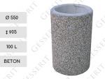 Kuka  Ø 550 X 905 ↕ 100 L beton