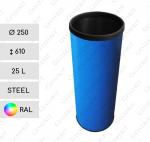 Munkahelyi kuka  Ø 250 X 610 ↕ 25 L Acél A kívánt