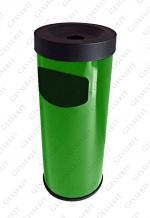 Önoltó szemetes kuka Ø 250 X 610 ↕ 15 L Acél A kívánt Önoltó szemetes kuka Ø 250 X 610 ↕ 15 L Acél A kívánt