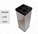 Rozsdamentes irodai Kuka  220 X 620 ↕ acél