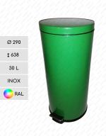 Sárga pedálos kuka  Ø 290 X 638 ↕ 30 L Rozsdamentes acél A