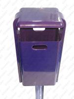 Sárga szemetes kuka  380 X 280 X 900 ↕  40 L Acél