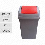 Szelektív kuka, szemetes  430 X 390 X 680 ↕  50 L Műanyag