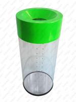Szemetes kuka  Ø 310 X 600 ↕ 40 L Műanyag, Átlátszó, polikarbonát