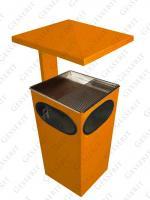 Szemetes kuka  310 X 1050 ↕ 50 L Acél