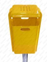 Utcai szemetes kuka  380 X 280 900 ↕ 40 L Acél