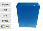 Zöld szemetes kuka  345 X 145 X 490 ↕  24 L Acél